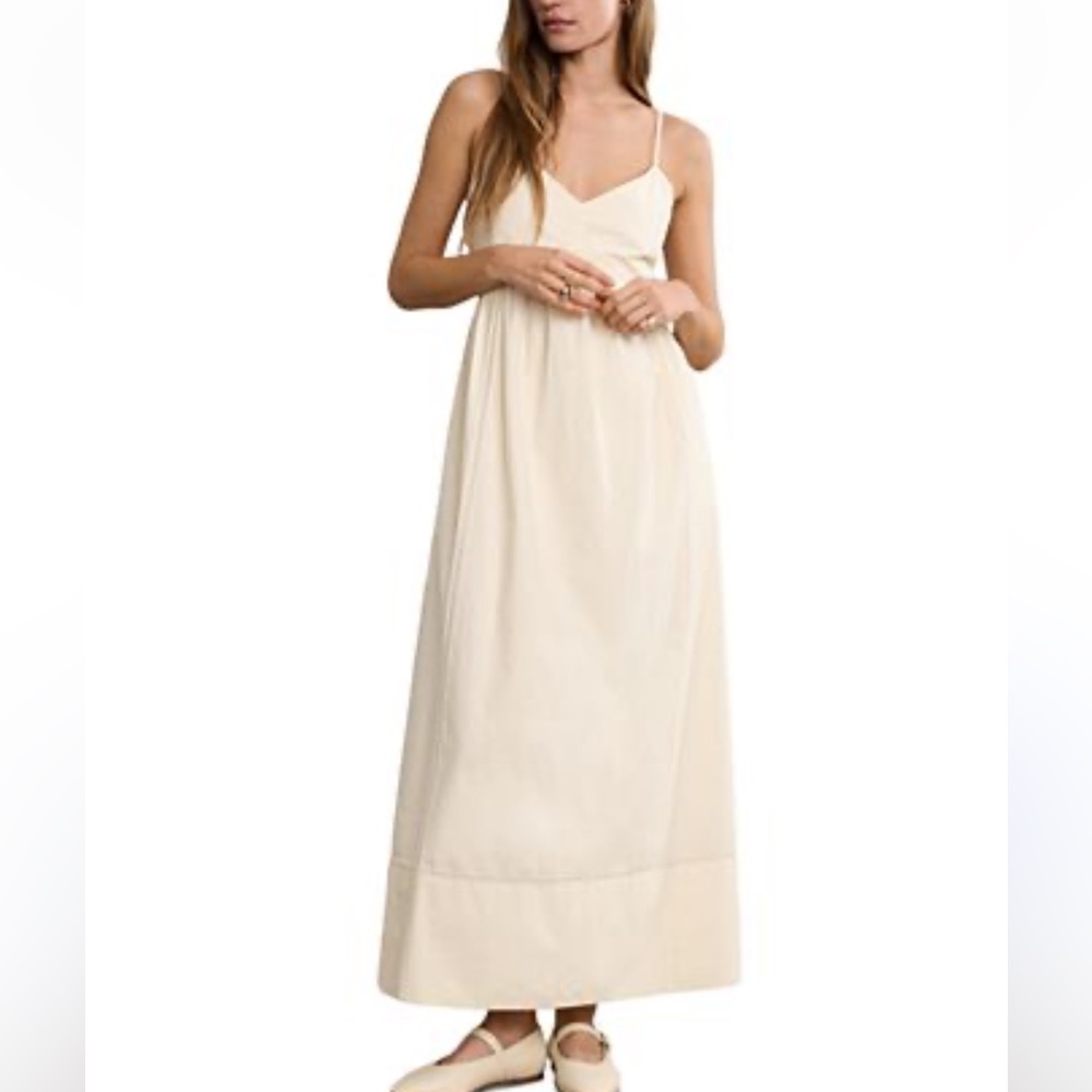 Women's cream dress large creamon